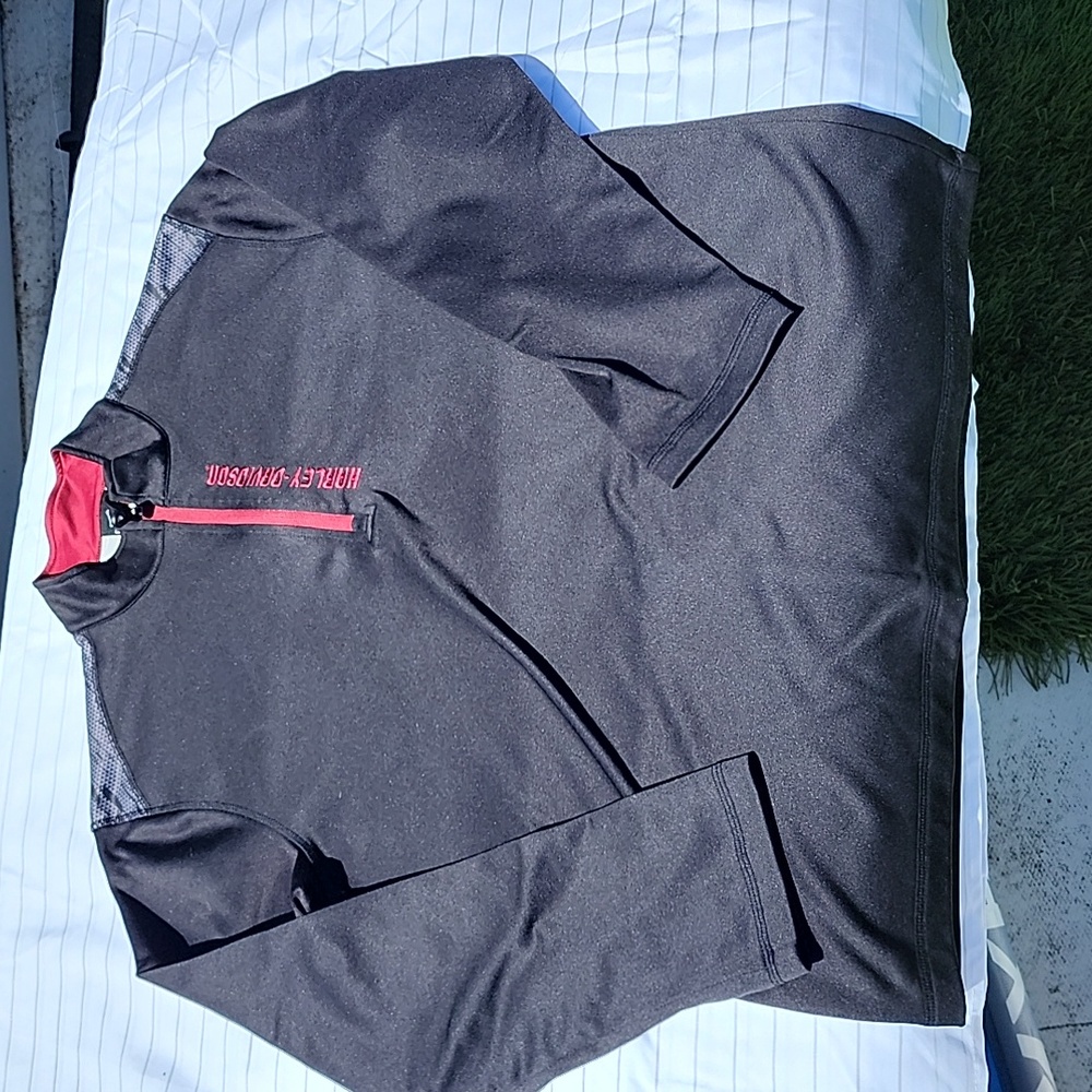 Harley Davidson 1/4 zip long sleeve